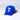 Tonga Blue Suede Snapback Hat with White T Logo and Coat of Arms Patch - Angled View