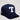 Tonga Trucker Hat Navy Mesh Snapback with T Logo - Front Detail