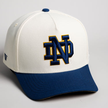 Notre Dame "Here Come The Irish" Stadium Patch / Cream & Navy Blue