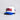 USA Hat Cream & Royal Blue Suede Brim Eagle Shield Patch Snapback - Angled View