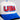 USA Hat Cream & Royal Blue Suede Brim Eagle Shield Patch Snapback - Front Detail