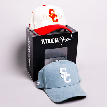 USC Trojans Double Down 2 Hat Bundle - Angled View