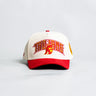 USC Trojans Hat Cream and Cardinal Suede SC Patch Snapback - Front Panel