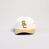 USC Trojans Hat Cream & Tan Jobsite Snapback - Front Panel