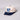 Utah State Aggies Bull Hat Cream & Navy Writtn Snapback - Angled View