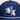 Utah State Aggies Hat Navy Tee Box Performance Rope Snapback - Front Detail
