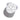 Utah State Aggies Hat White & Grey Suede Vintage Bull Snapback - Underbrim Detail