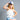 Utah State Aggies Kids Hat Cream and Navy Bull Snapback - On Model Portrait Lifestyle