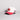 Utah Utes Drum and Feather Hat Cream Cotton Red Suede Brim Rice-Eccles Stadium Snapback - Angled View