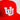 Utah Utes Hat Red & White UU Fitted - Front Detail