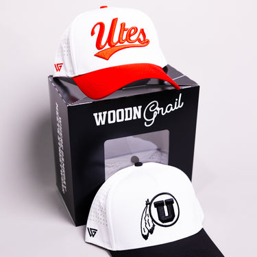Utah Utes Performance 2 Hat Bundle - Angled View