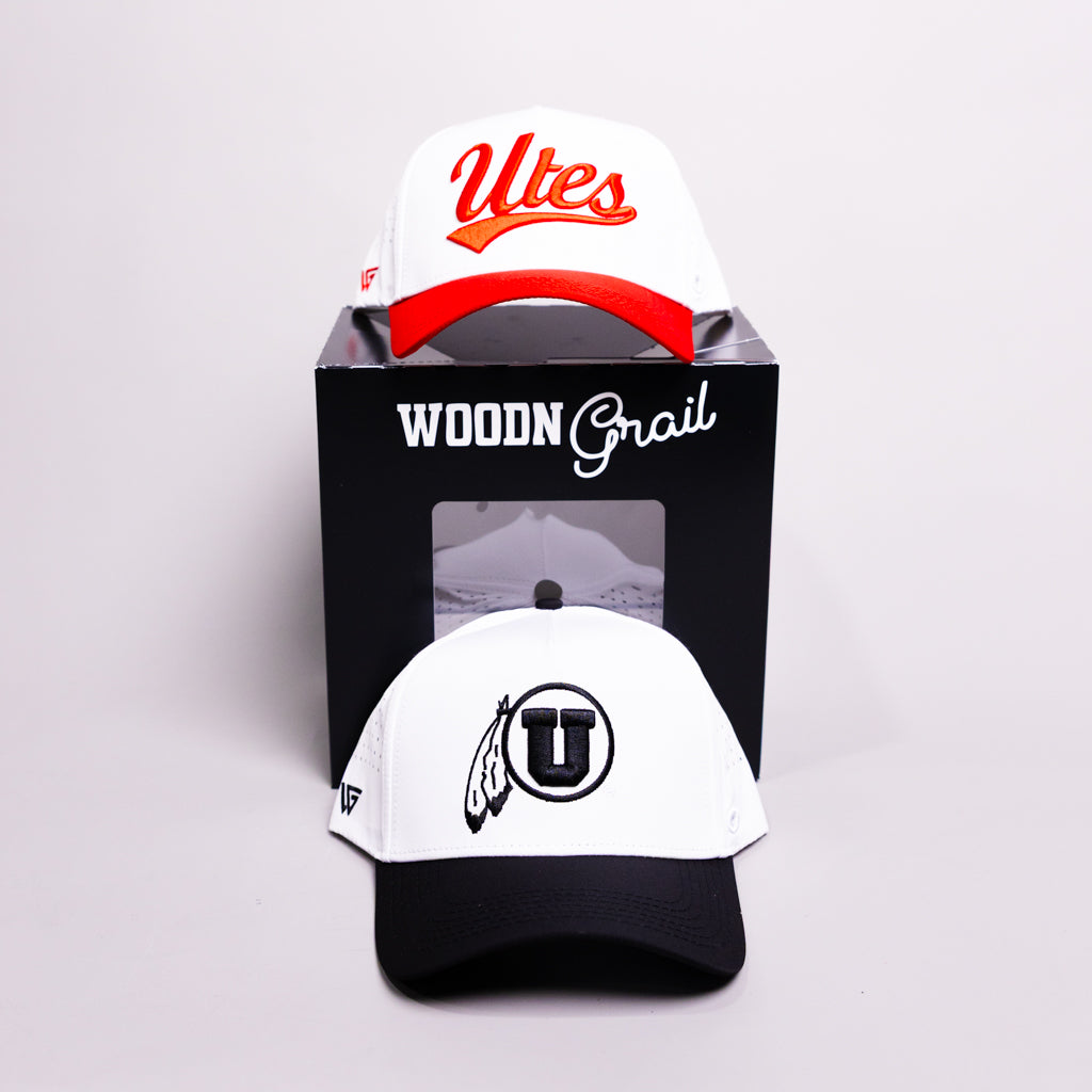 Utah Utes Performance 2 Hat Bundle - Front Panel