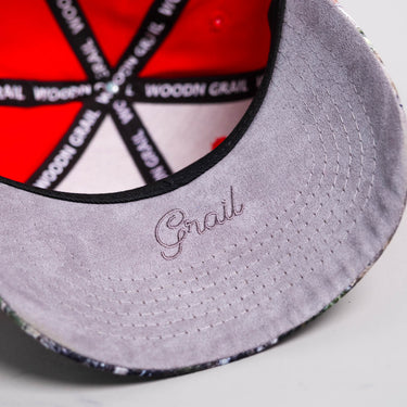 Utah Utes The U Hat Red and Camo Snapback - Underbrim Detail