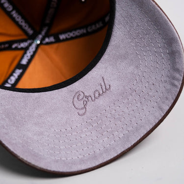 Utah Utes The U Hat Rust and Brown Neutrals Snapback - Underbrim Detail
