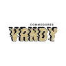Vanderbilt Commodores Hat White & Black Corduroy Stadium Pulse Snapback - Team Wordmark