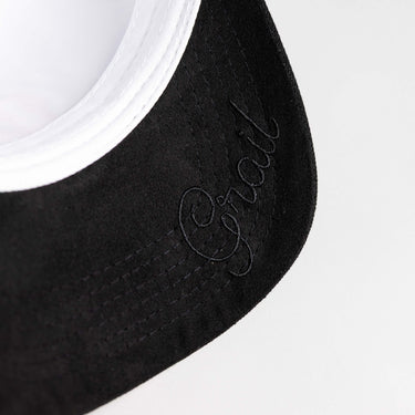 Wisconsin Badgers Hat White & Black Color Splash Snapback - Underbrim Detail